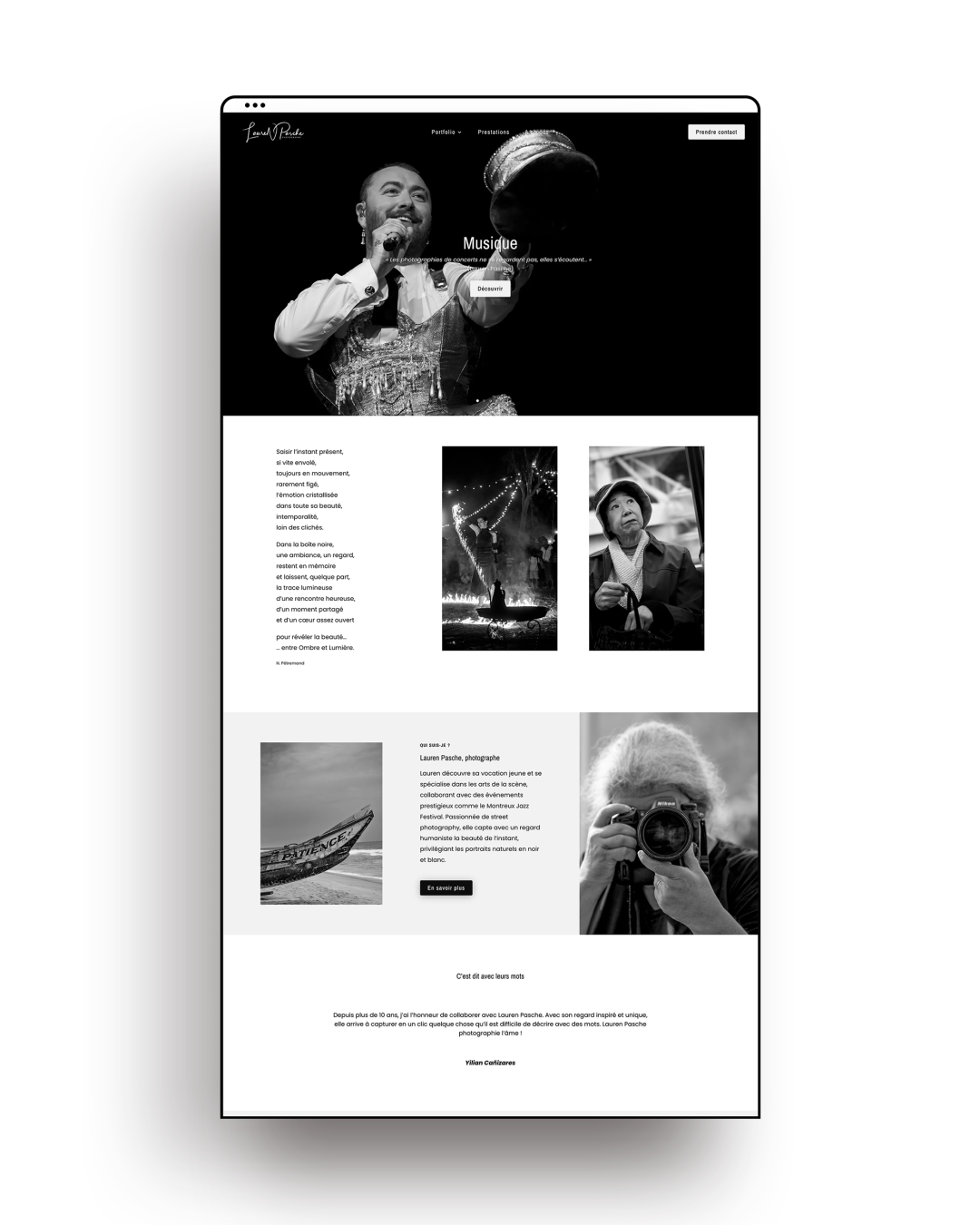 LaurenPasche_ftzstudio Création de site internet pour Lauren Pasche, photographe